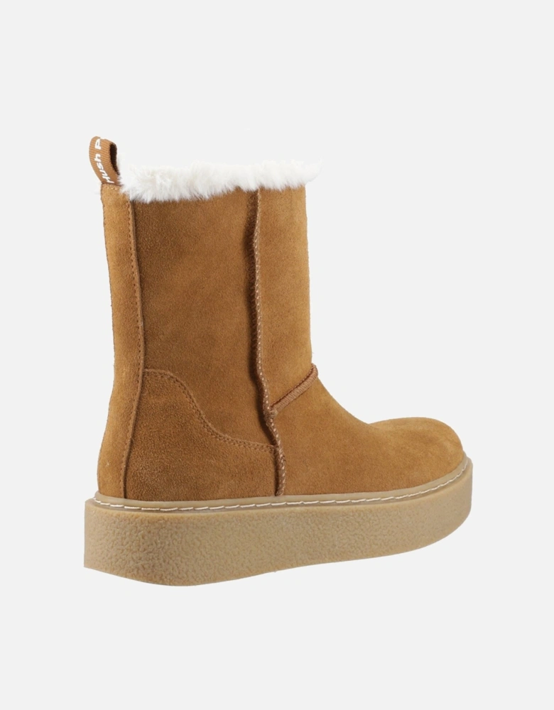 Becca Mid Suede Women's Tan Boots