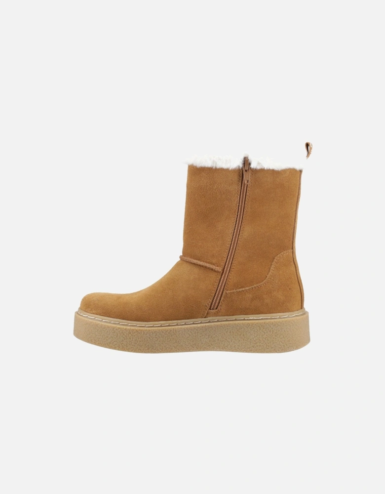 Becca Mid Suede Women's Tan Boots