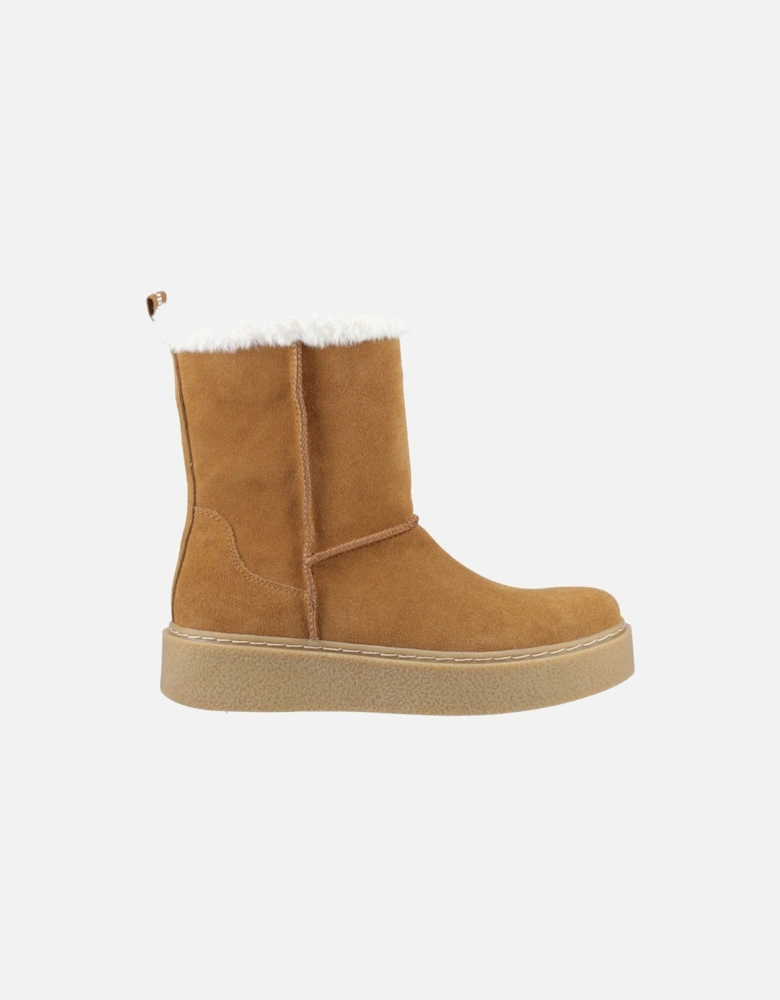 Becca Mid Suede Women's Tan Boots