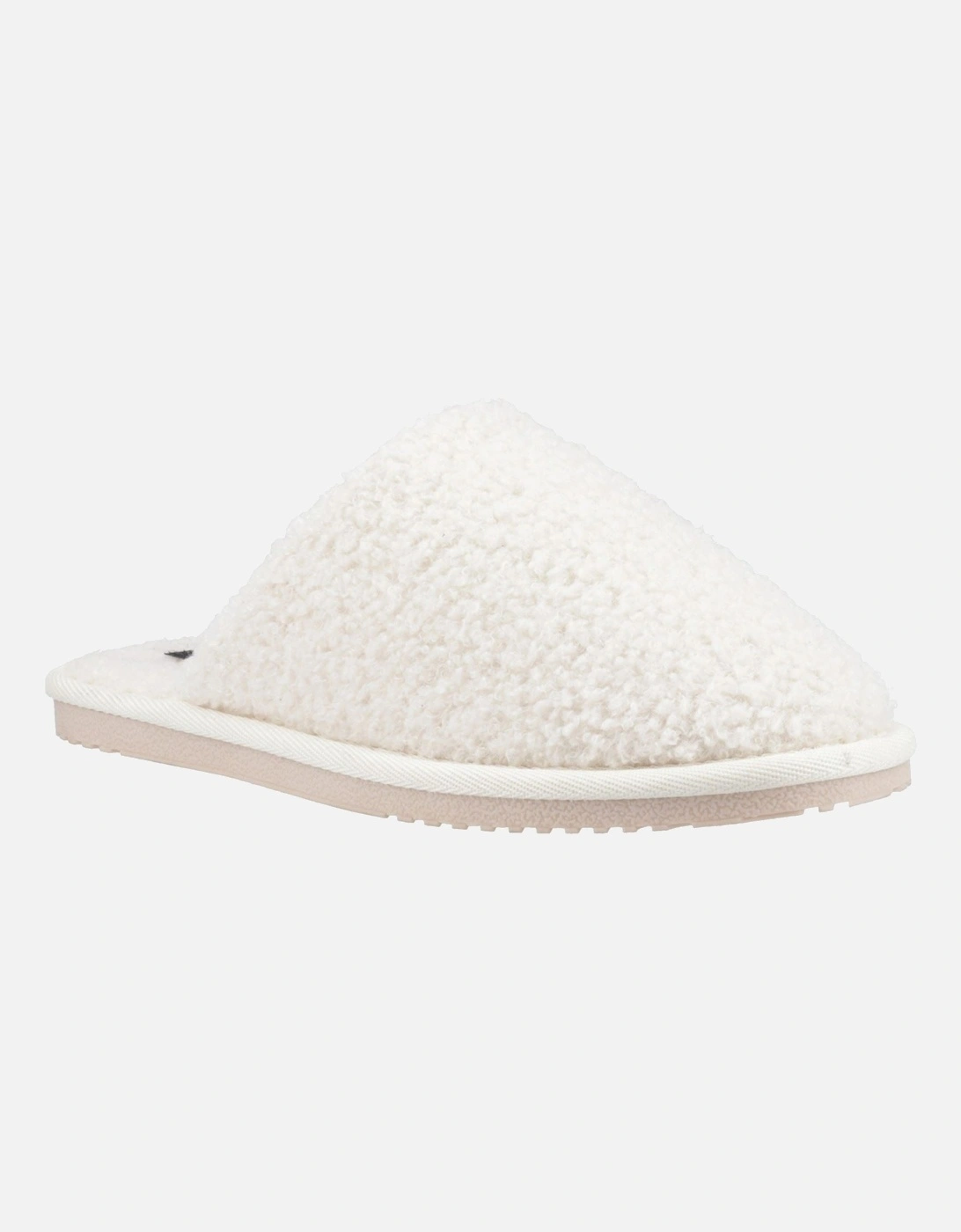 Hush Puppies Joanna Textile Slippers for Women in White, UK Size 6