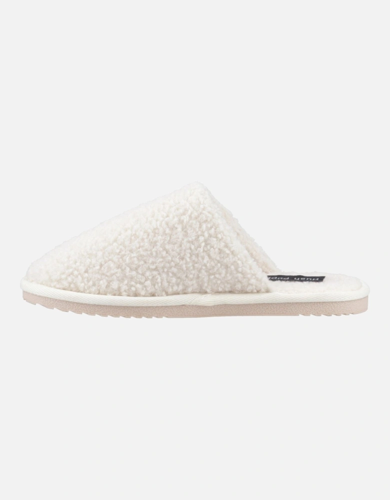 Joanna Textile Women's Cream Slippers