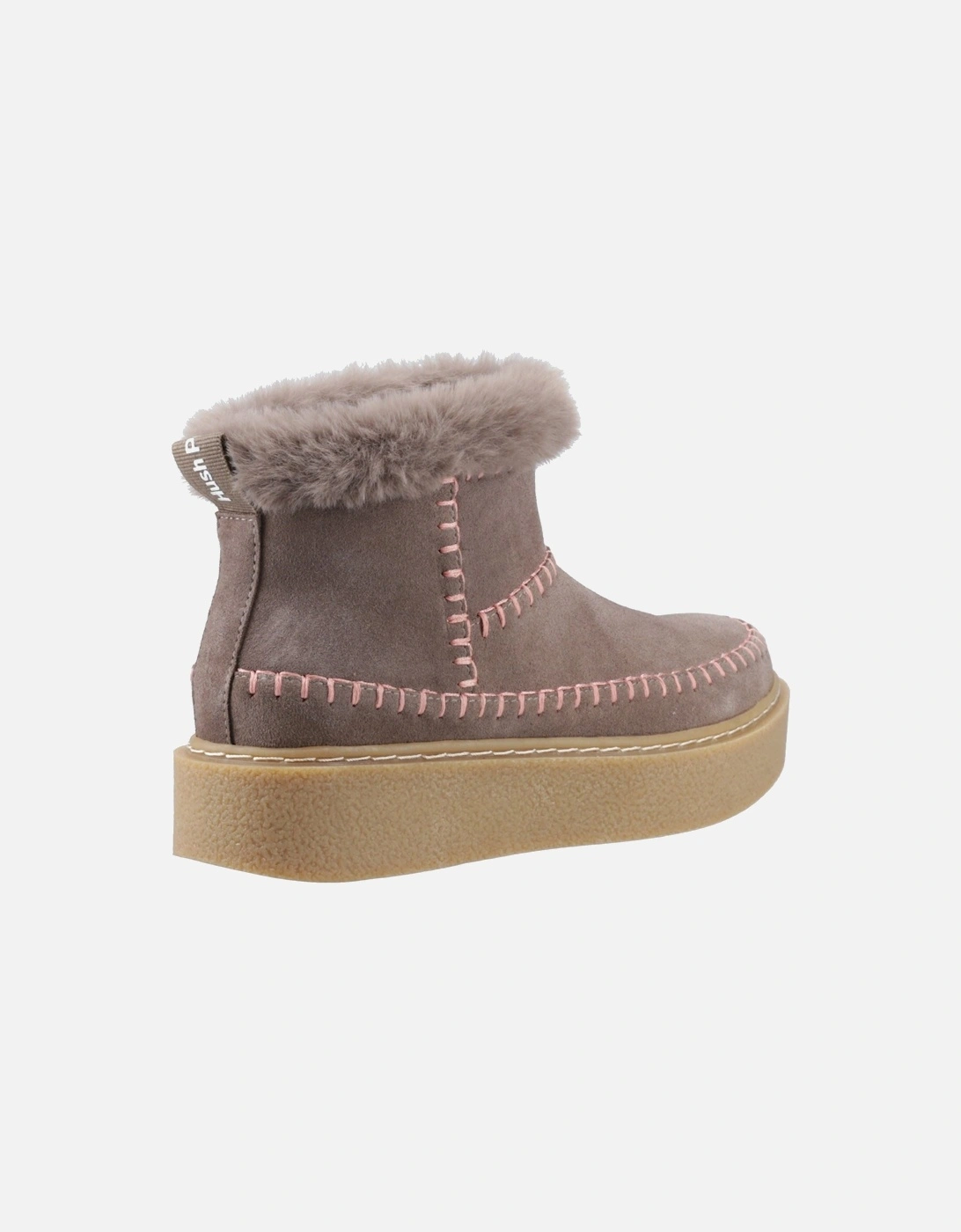 Brielle Suede Women's Taupe Winter Ankle Boots