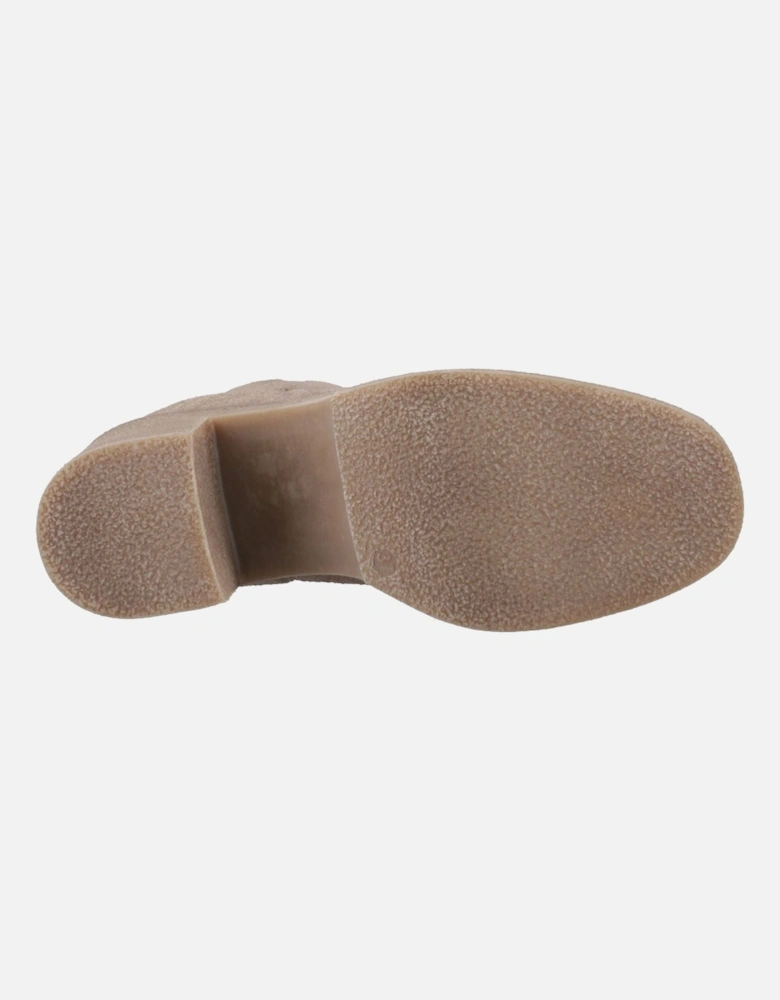 Felicia Suede Women's Taupe Heeled Chelsea Boots