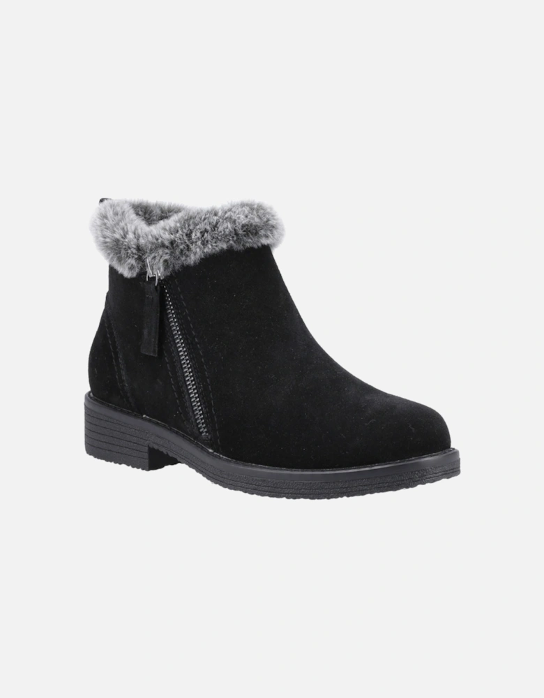 Marnie Suede Women's Black Winter Ankle Boots