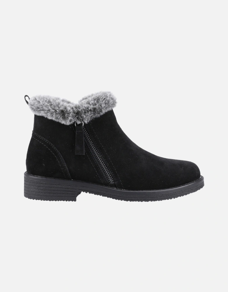 Marnie Suede Women's Black Winter Ankle Boots
