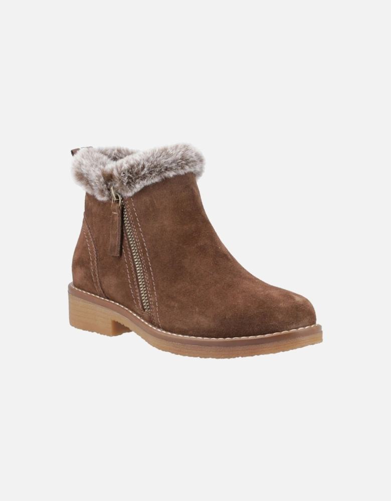Marnie Suede Women's Chocolate Winter Ankle Boots