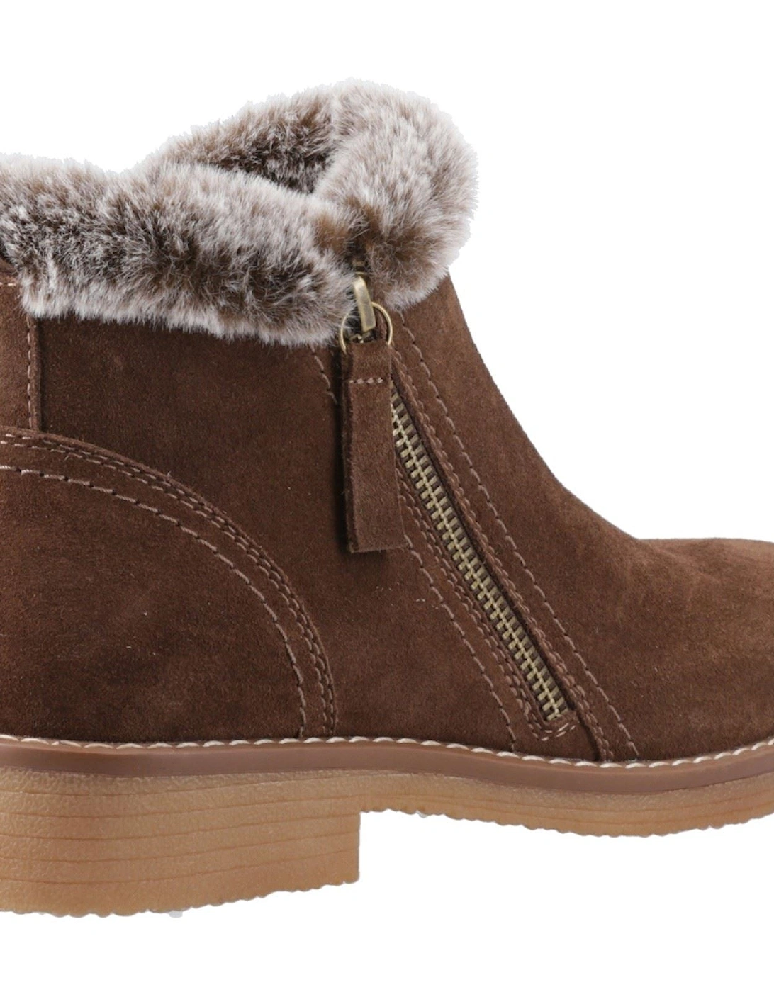 Marnie Suede Women's Chocolate Winter Ankle Boots