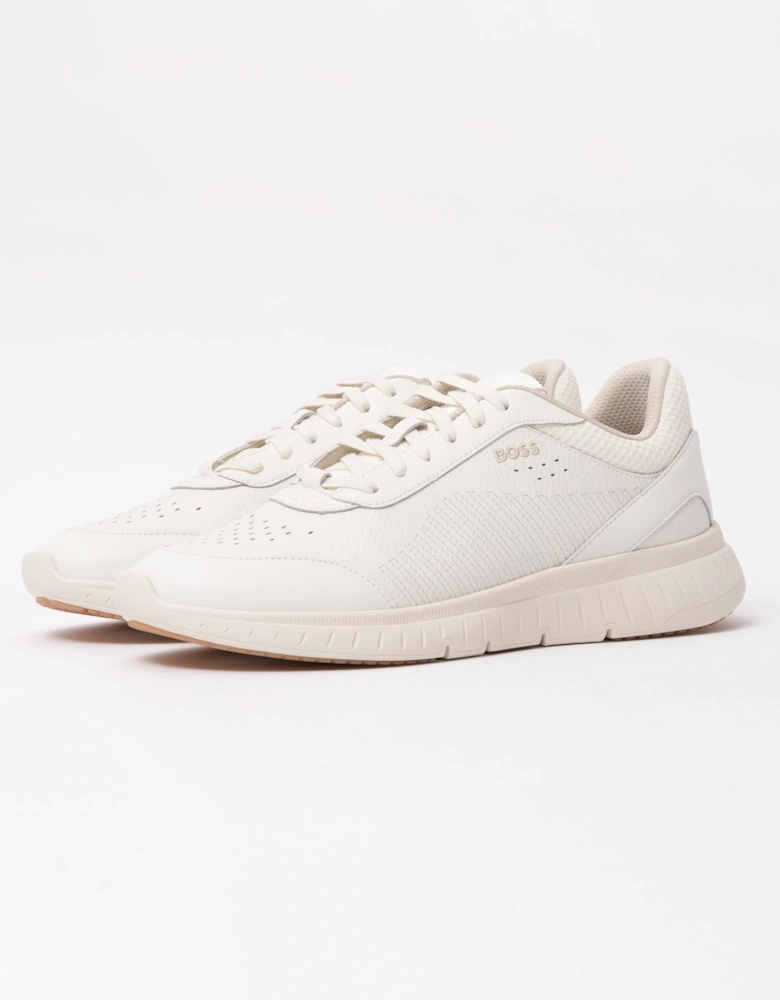 BOSS Orange Titanis_Runn_ltmx Mens Trainers - Open White 110