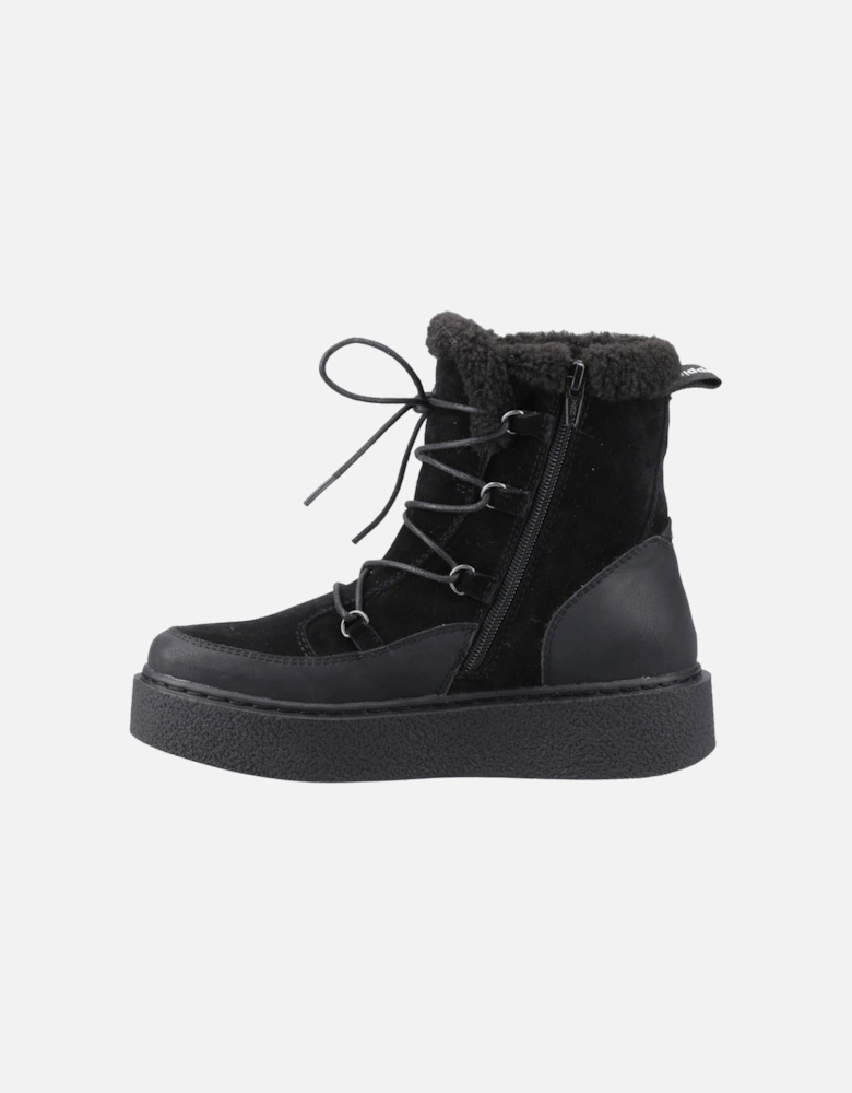 Bronte Suede Women's Black Winter Mid Calf Boots