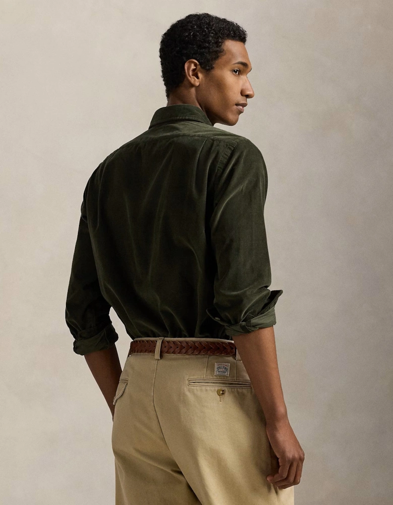 Corduroy Shirt 009 Estate Olive