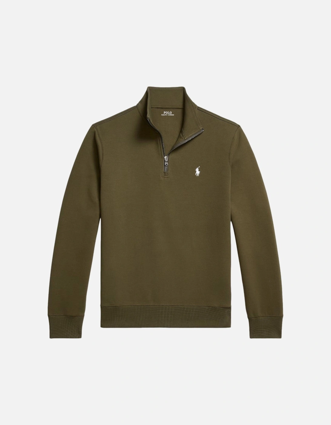 Men's Polo Ralph Lauren Double Knit Sweatshirt 008 Company Olive - Tan - Size: M
