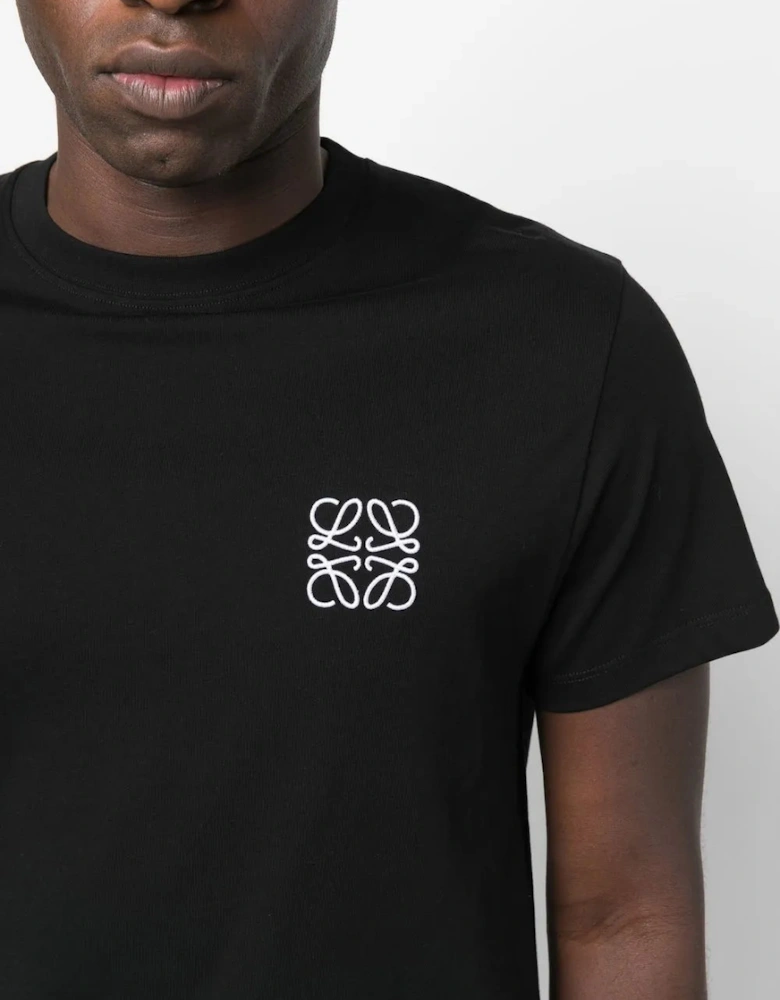 Anagram Chest Logo T-Shirt Black