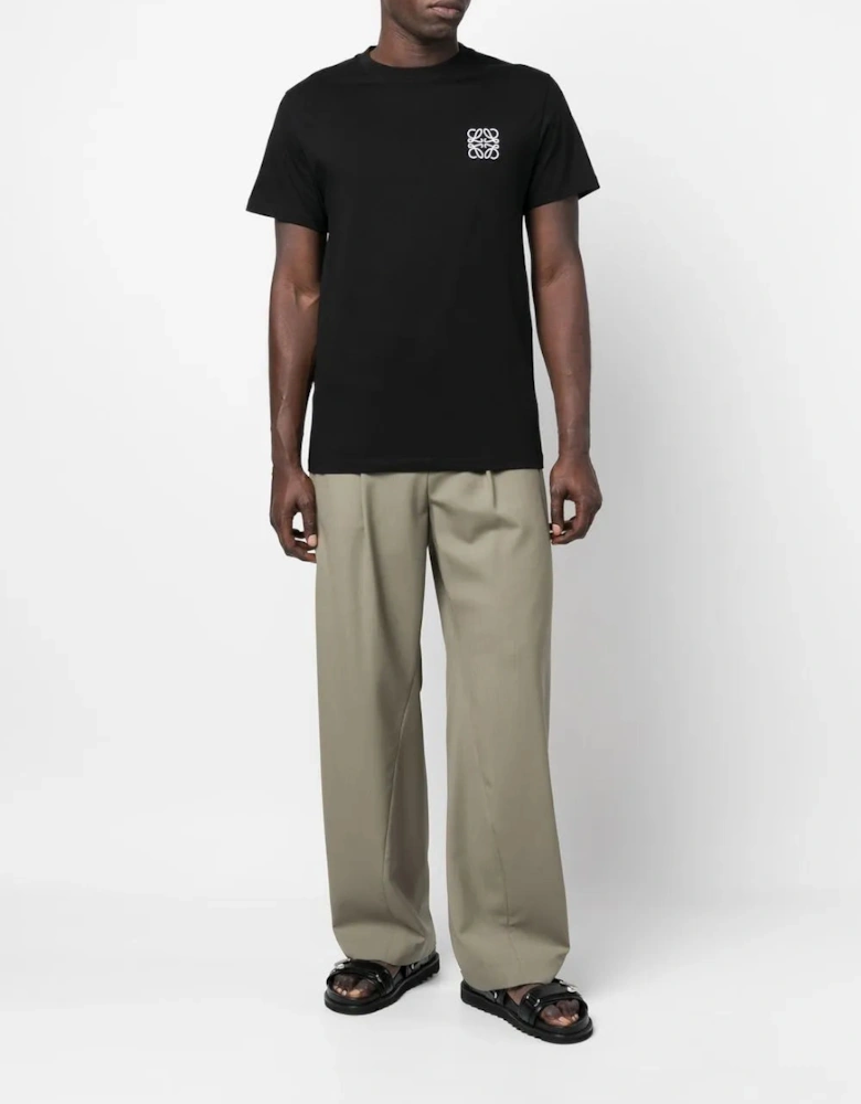 Anagram Chest Logo T-Shirt Black