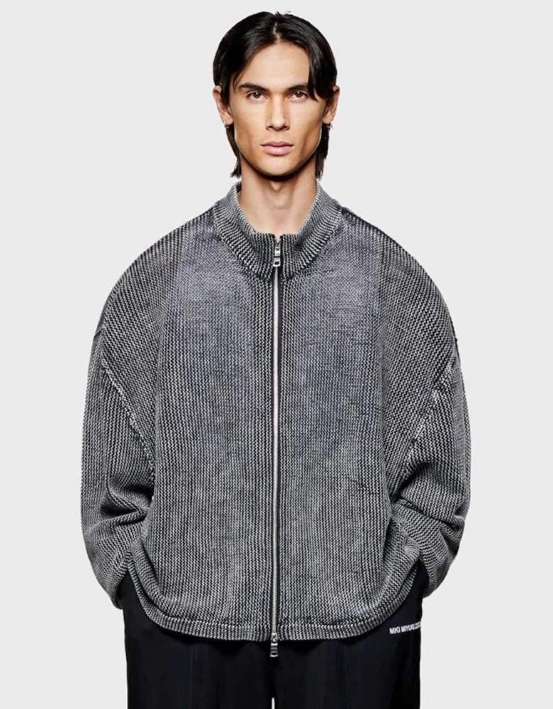 Pigment Dyed Loose Gauge Track Jacket