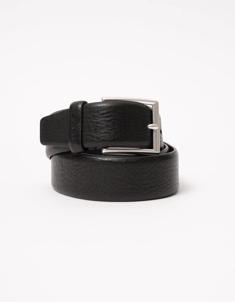 Mens Classic Leather Belt - 5 Black