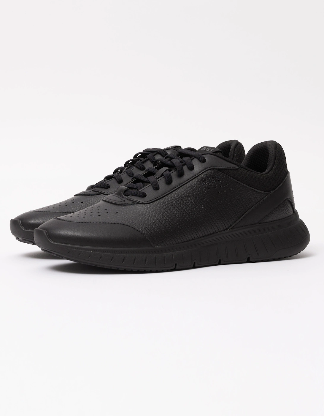 BOSS Orange Titanis_Runn_ltmx Mens Trainers - Black 005, 2 of 1