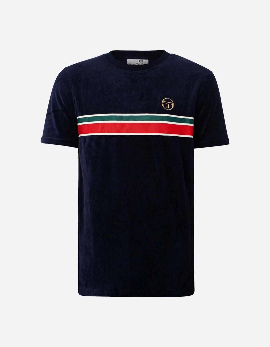 Ayme Velour T-Shirt Maritime Blue, 5 of 4