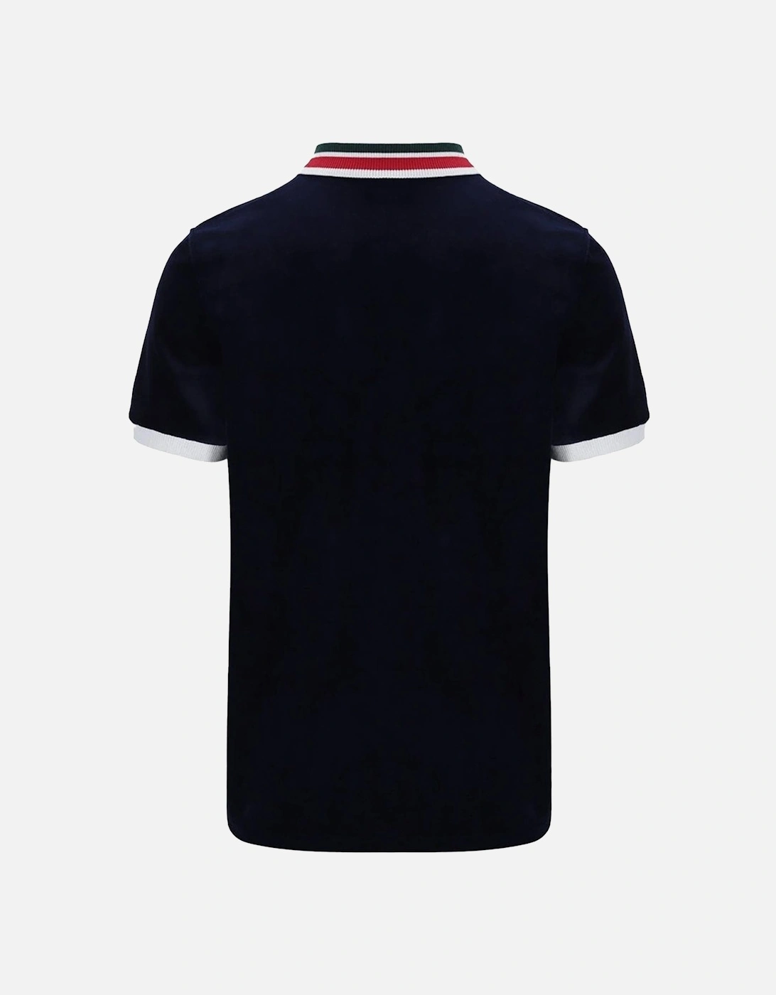 Mahony Velour Polo Shirt Maritime Blue