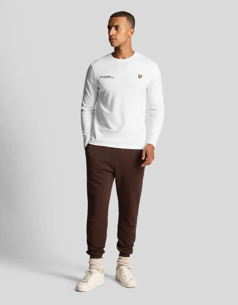 Co-Ordinate Print Plain Long Sleeve T-Shirt