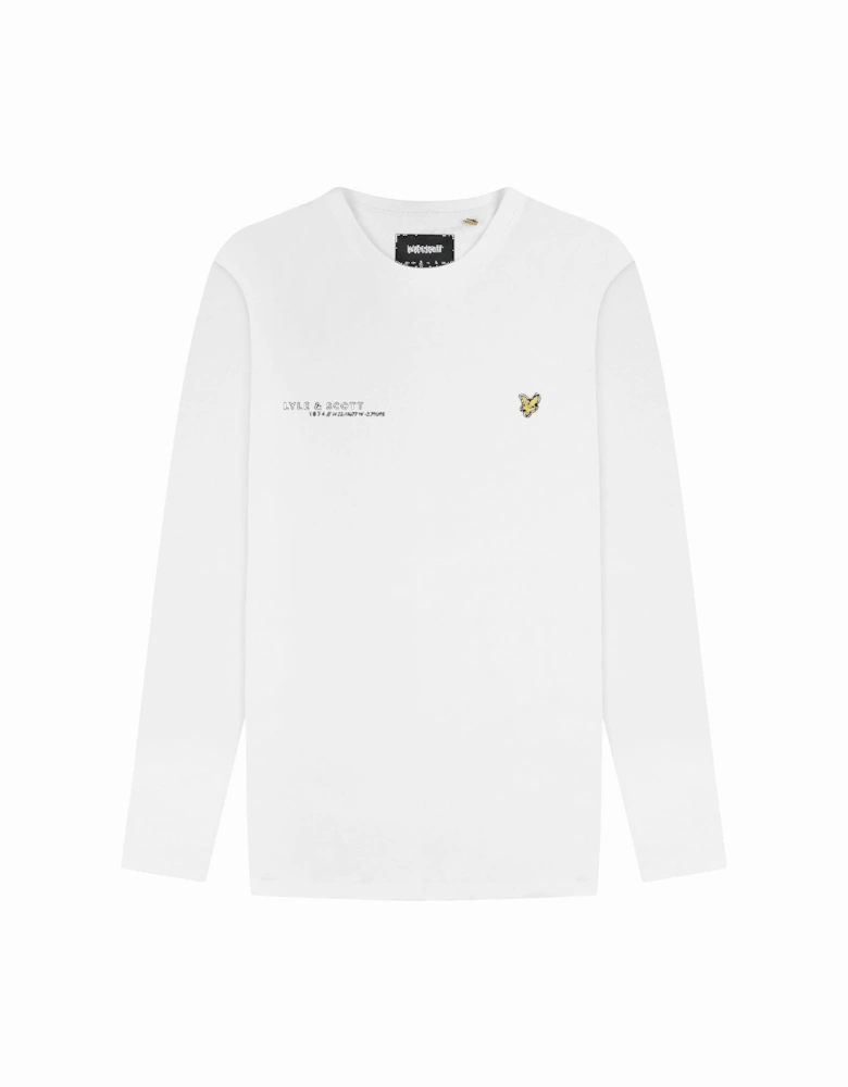 Co-Ordinate Print Plain Long Sleeve T-Shirt