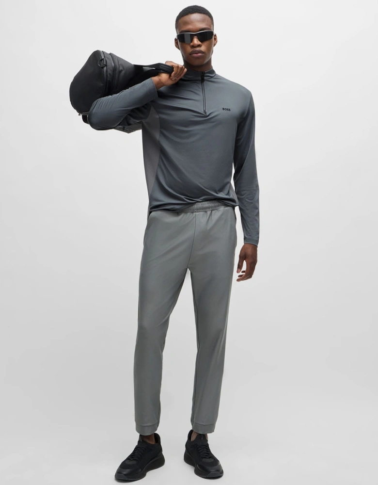 Decorative Reflective Logo Polo Shirt