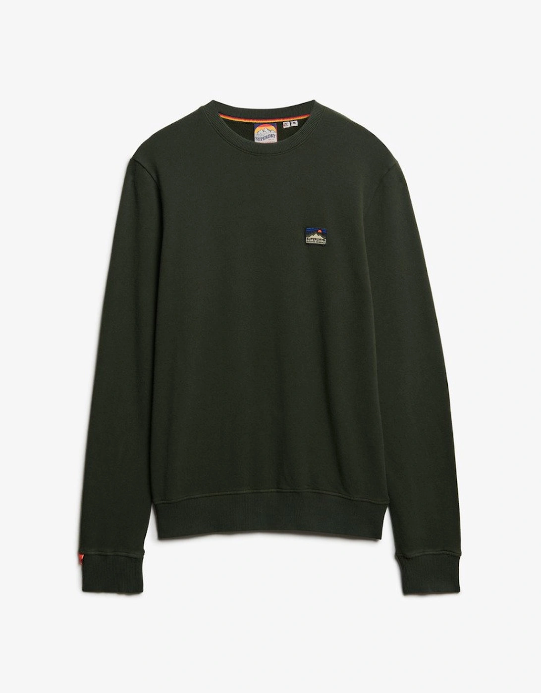 Men's Great Outdoors Embroidered Relaxed Sweat Olive Green, 3 of 2