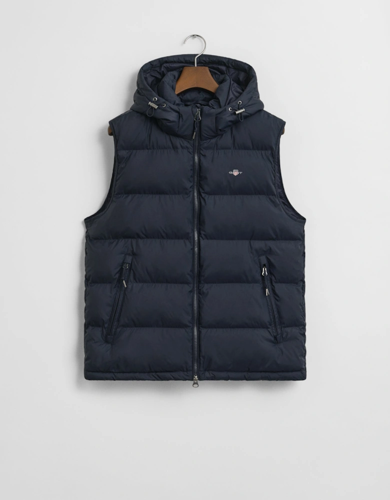 Mens Active Cloud Puffer Vest - 433 Evening Blue