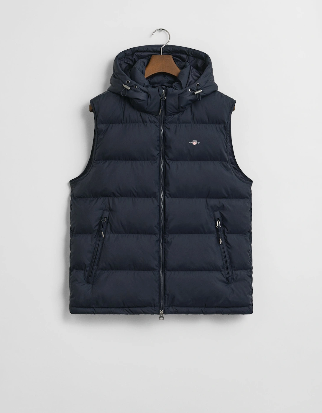 Mens Active Cloud Puffer Vest - 433 Evening Blue, 2 of 1