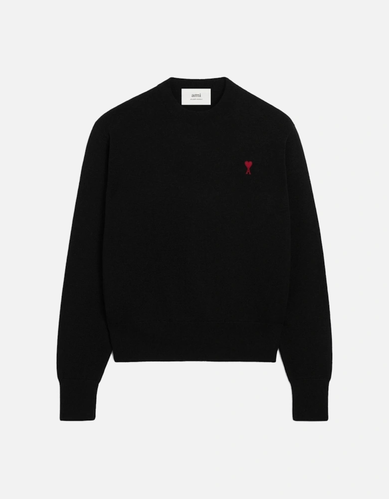 Ami De Coeur Crewneck Sweater Black
