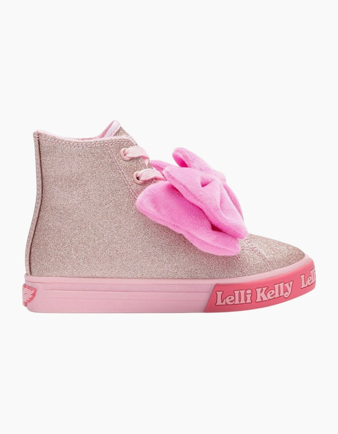 Lelli Kelly Girl's Girls Pink Bow ‘Rue’ Hi-Top Trainers - Size: 10