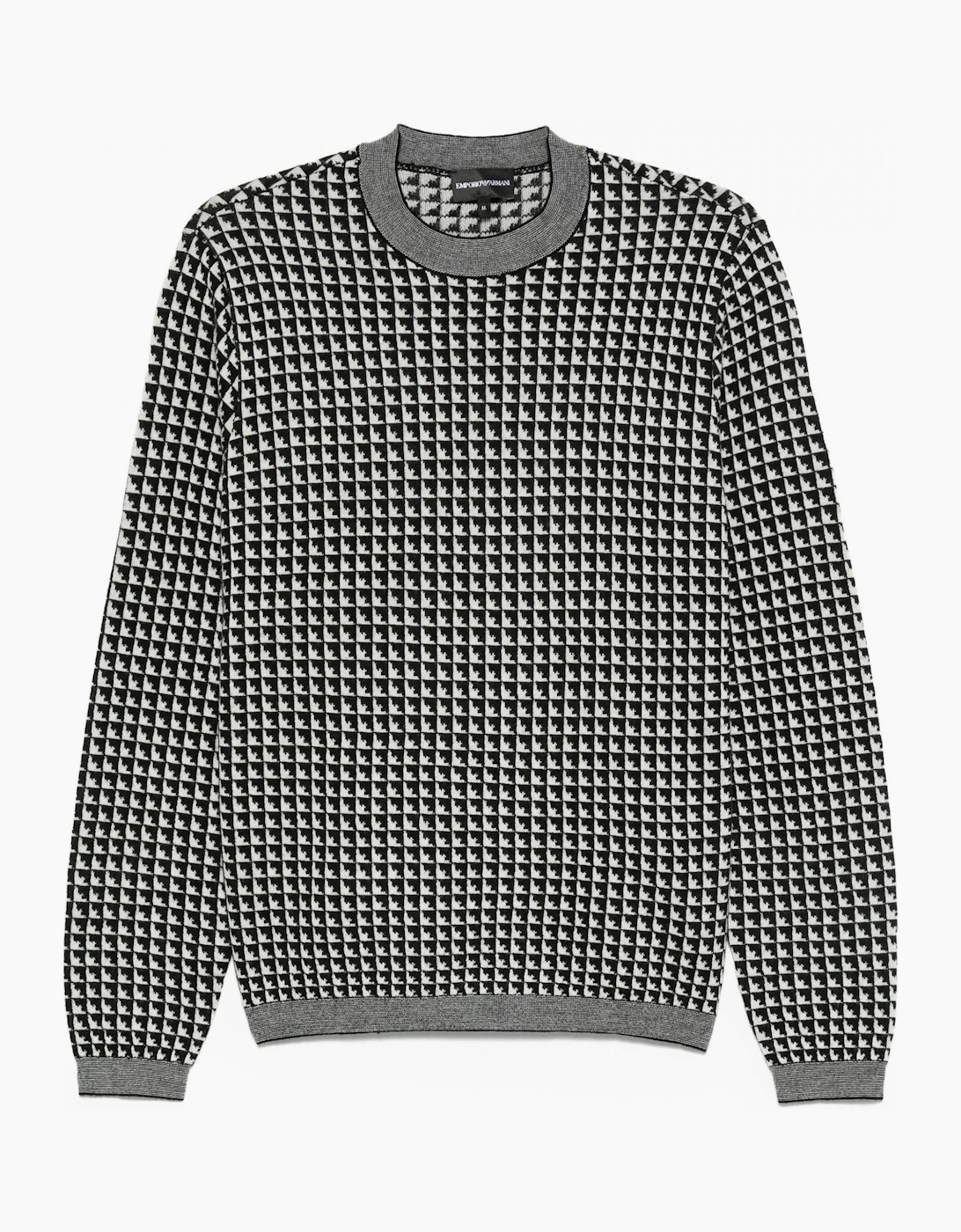 Emporio Armani Men's Woven Sweater Black - Size: 44