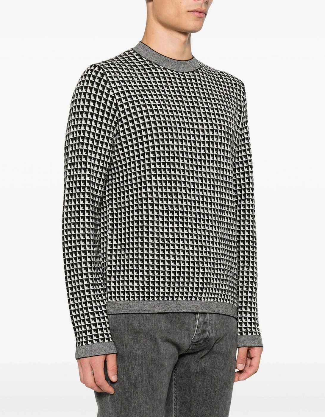 Woven Sweater Black
