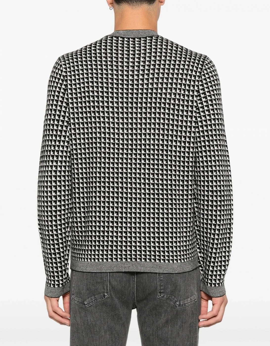 Woven Sweater Black
