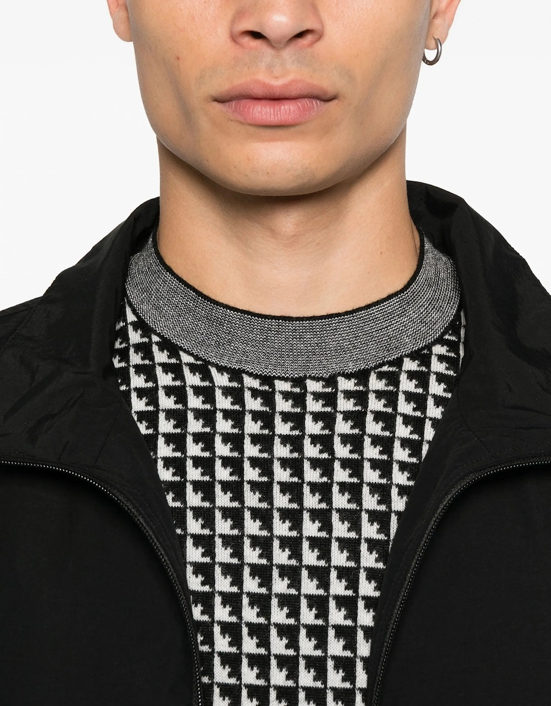 Woven Sweater Black