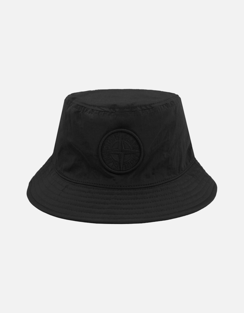 Nylon Metal Bucket Cap Black