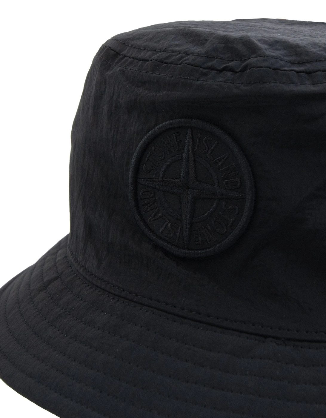 Nylon Metal Bucket Cap Black