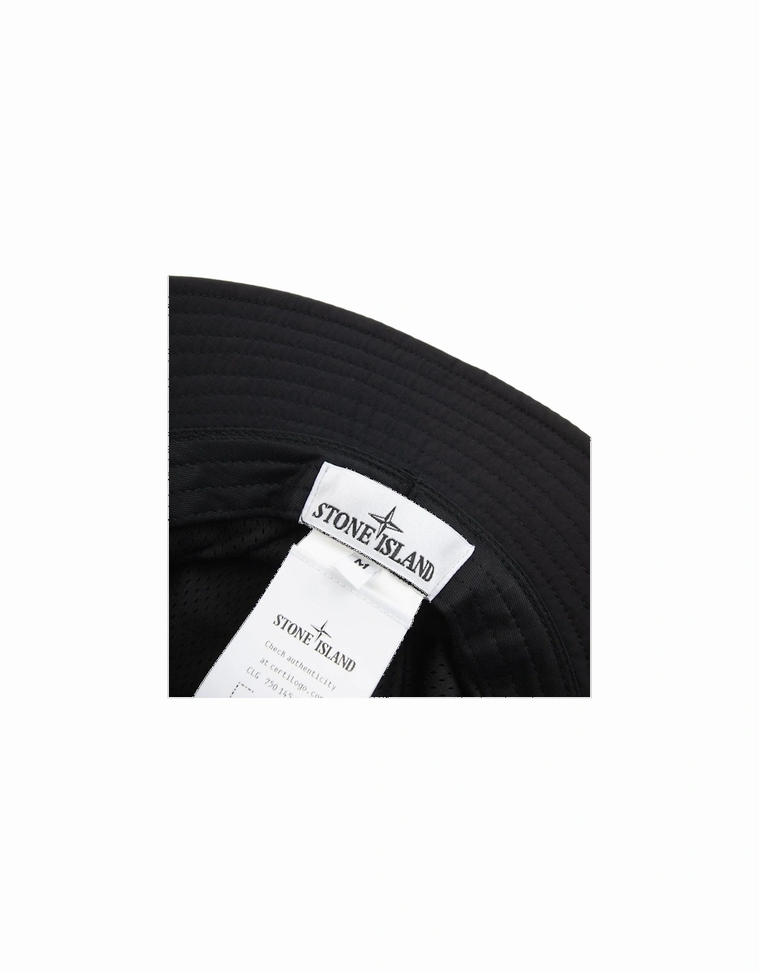 Nylon Metal Bucket Cap Black