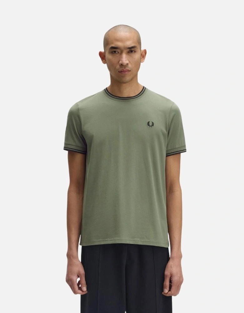 FP Twin Tipped T-Shirt - Laurel Wreath Green/Black