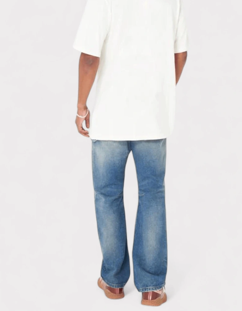 Heron Print T Shirt White