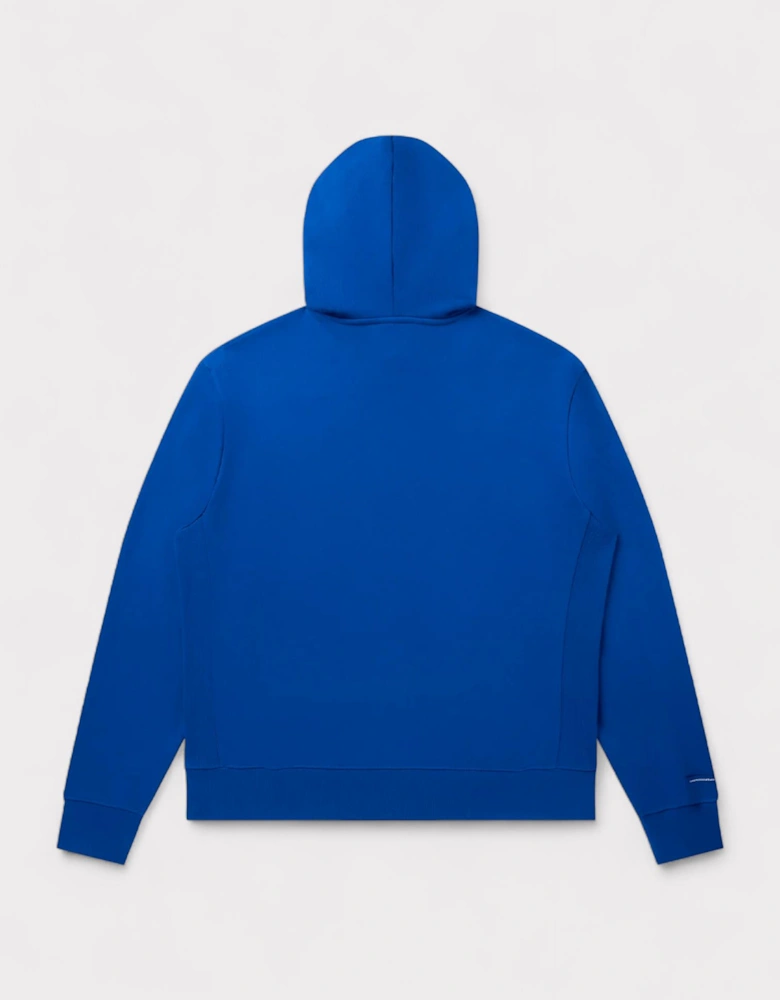 Piece By Piece Arch Logo Hoodie Blue