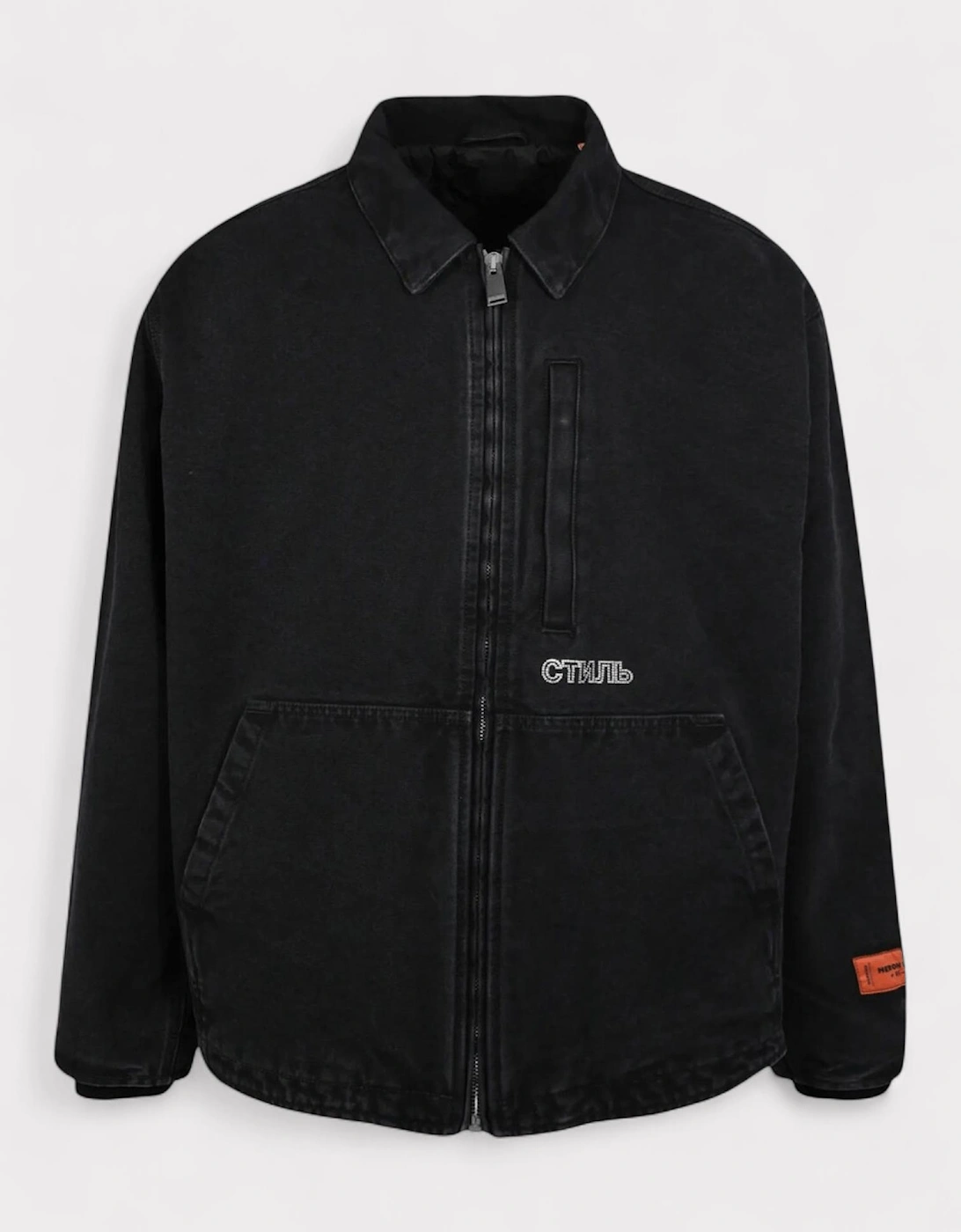 CTNMB Logo Canvas Padded Jacket Black, 6 of 5