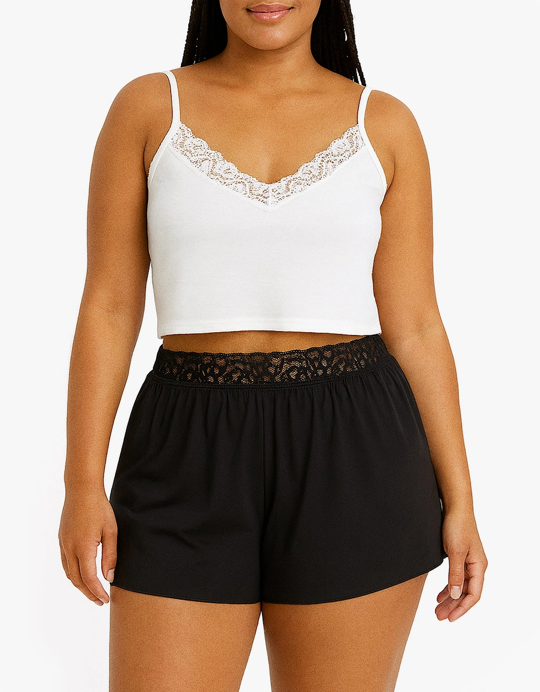 CK ATTRACTION SLEEP Womens Shorts Black, 4 of 3