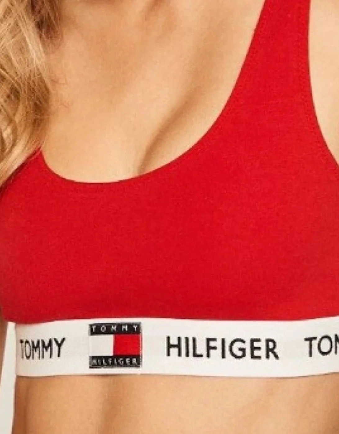 UNLINED BRALETTE Ladies Primary Red