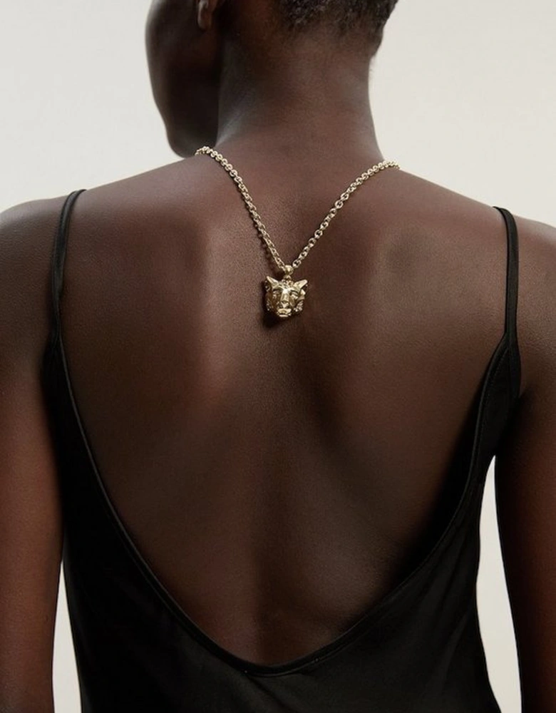 Leopard Pendant Necklace