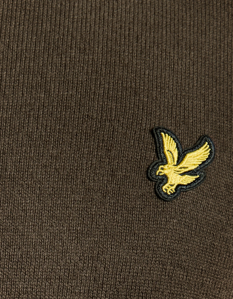 Lyle & Scott Cotton Merino Mens Crew Neck Jumper - X863 Espresso