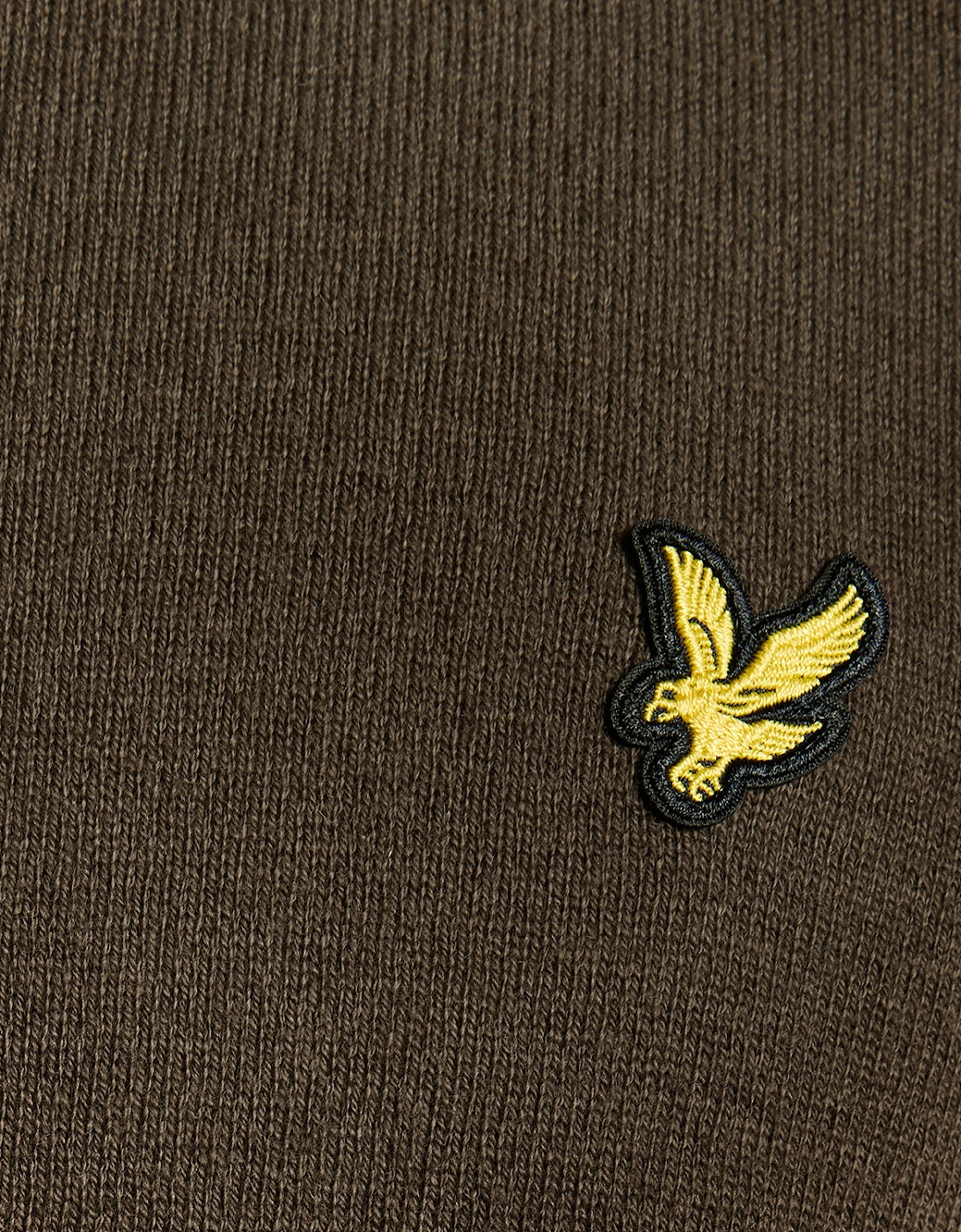 Lyle & Scott Cotton Merino Mens Crew Neck Jumper - X863 Espresso