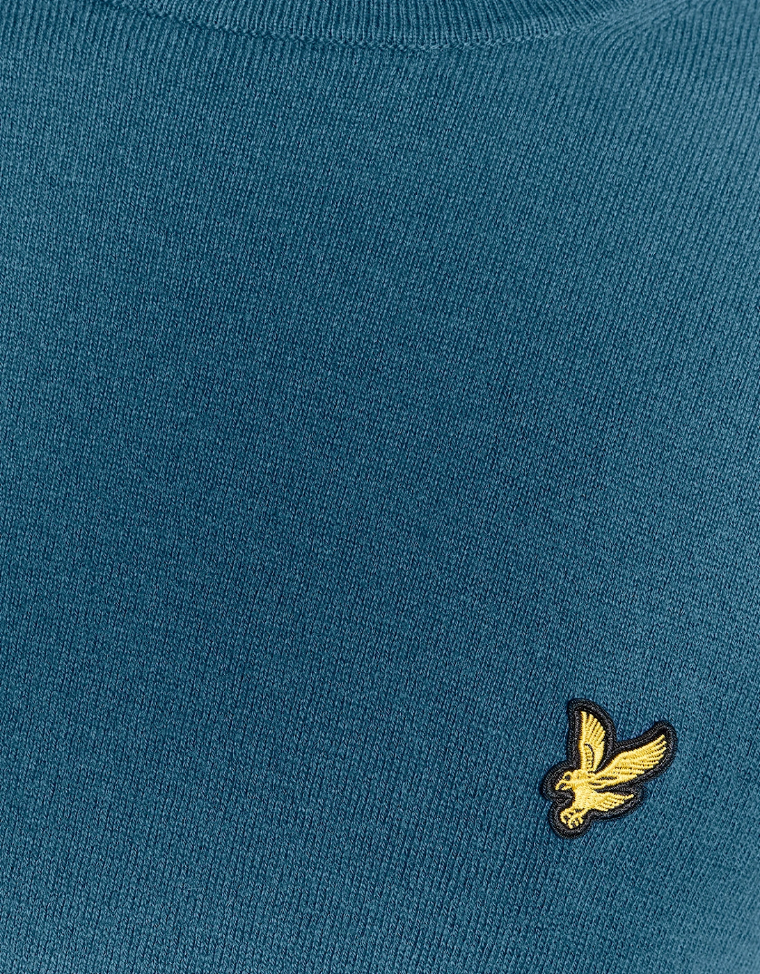 Lyle & Scott Cotton Merino Mens Crew Neck Jumper - X862 Deep Water