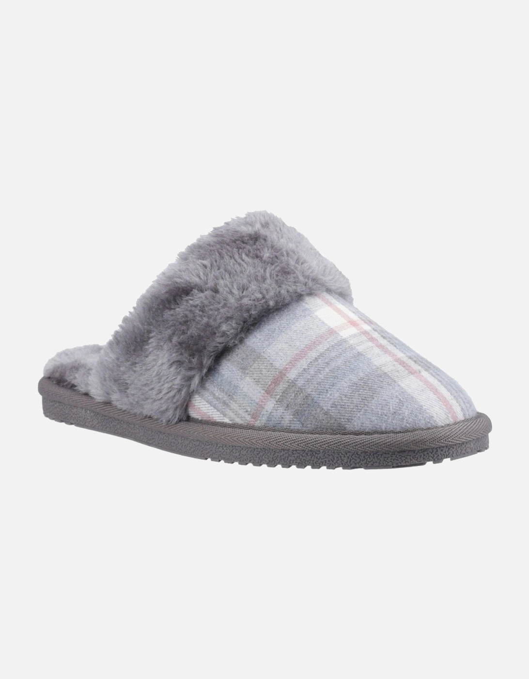 Arianna Textile Women's Grey Slippers, 6 of 5