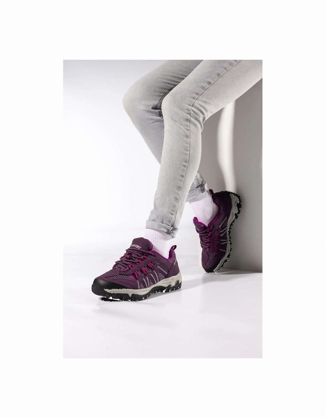 Jaguar Polyester Women's Italian Plum/Festival Fuchsia Hiking Boots