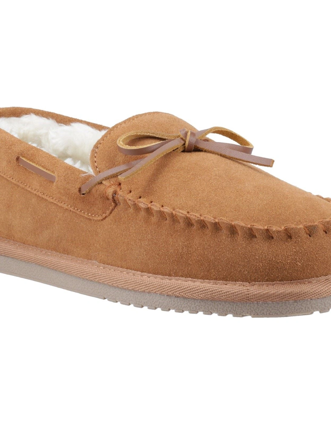 Abraham Suede Men's Tan Slippers, 6 of 5